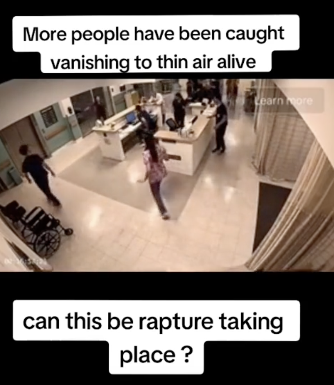 Fact Check: Video From Hospital Does NOT Show Rapture Disappearances 